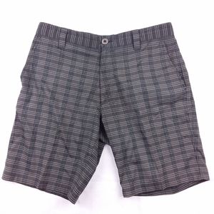 Hollas XFC Golf Shorts/Chinos 9.5" Black Plaid